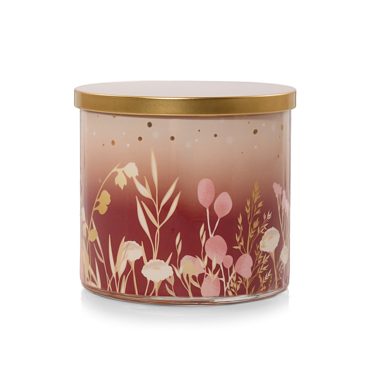 Yankee Candle Autumn Wreath 3-Wick Candle, view 4