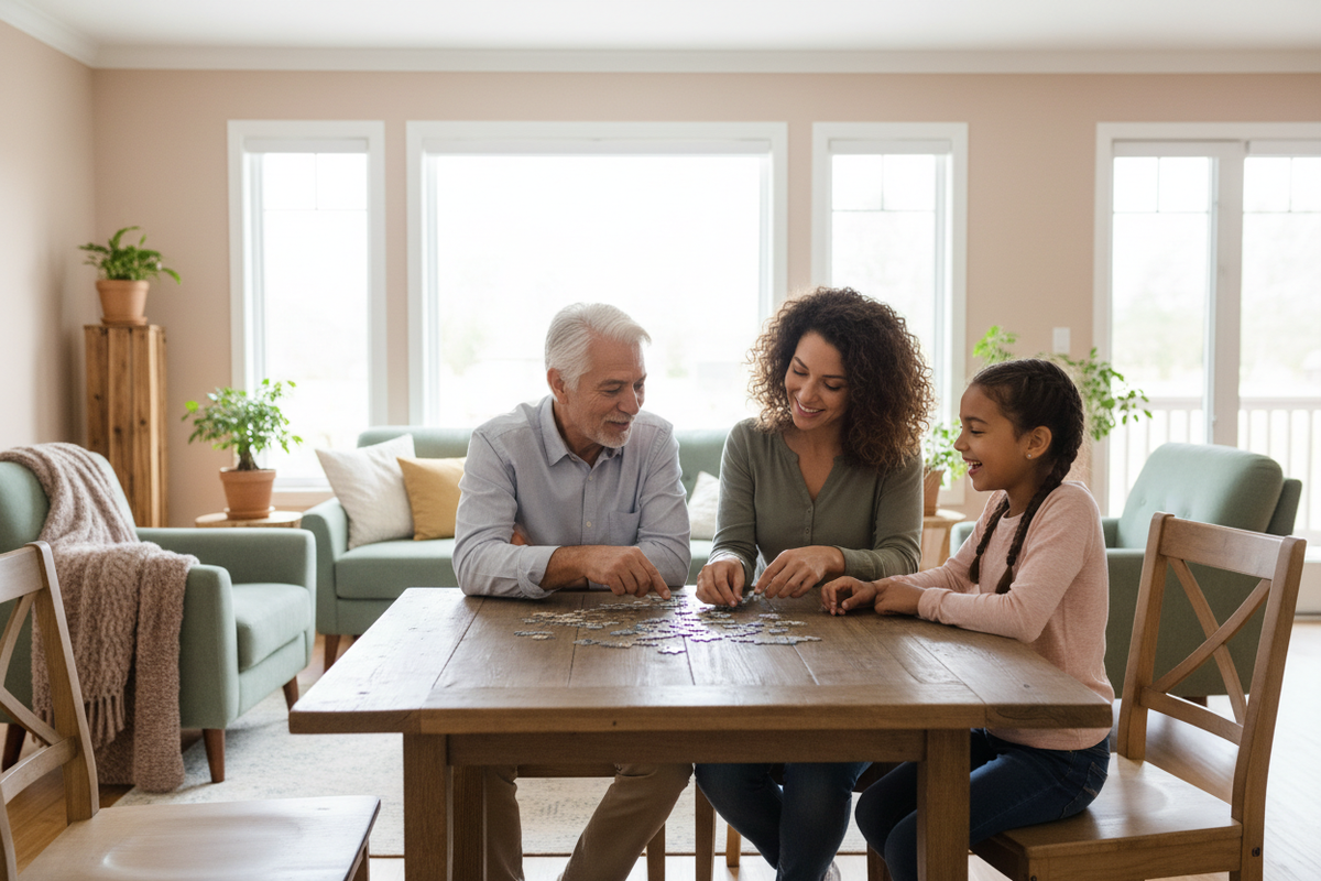 Meaningful Activities - Multigenerational Diverse Family