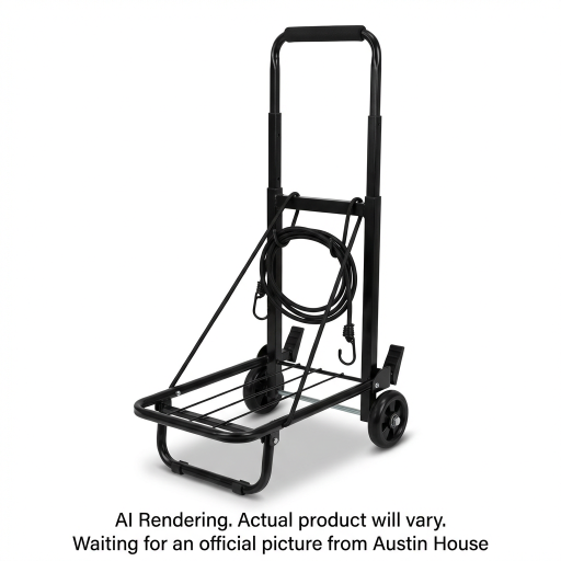 Heavy-Duty Foldable Cart Black