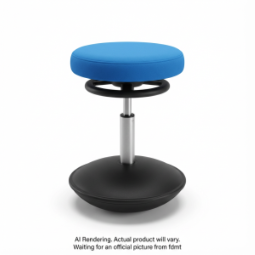 Kore Adjustable Pivot Stool 33-43cm Blue