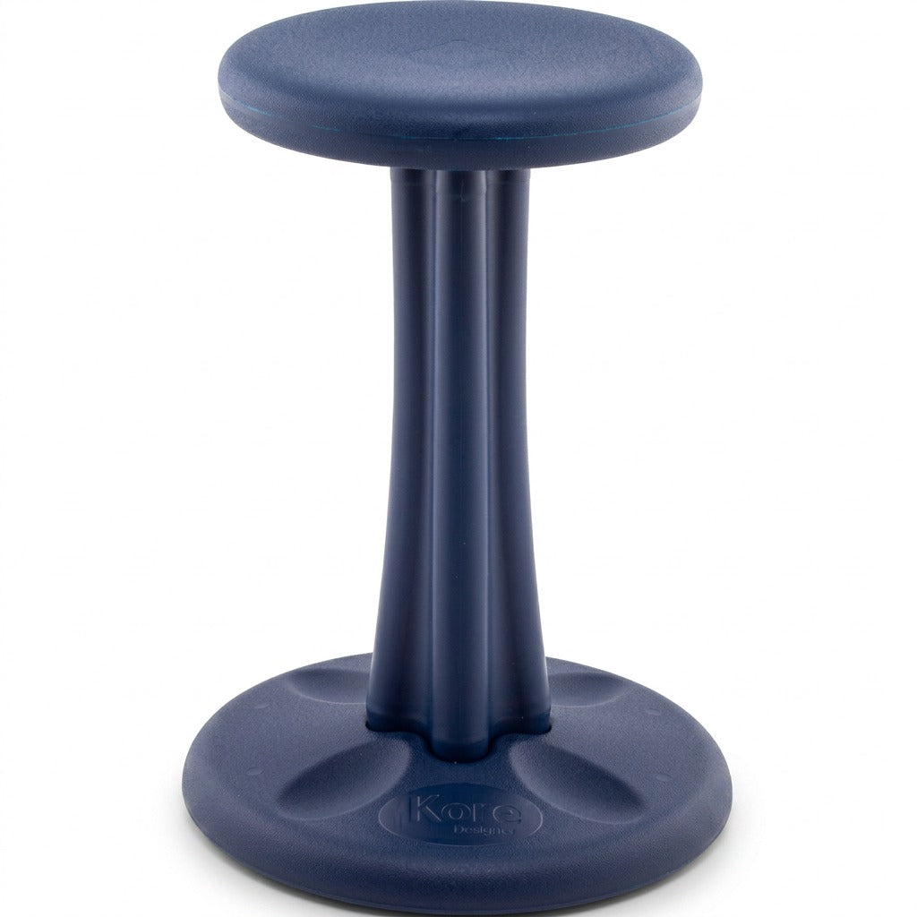 fdmt Kore Wobble Stool 47cm in Dark Blue for active sitting and improved focus.