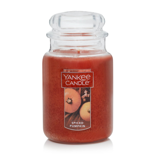 Yankee Candle Spiced Pumpkin Original Large Jar Candle, 22 oz
