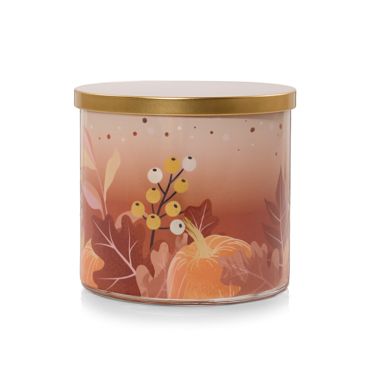 Yankee Candle Spiced Pumpkin 3-Wick Candle, view 4