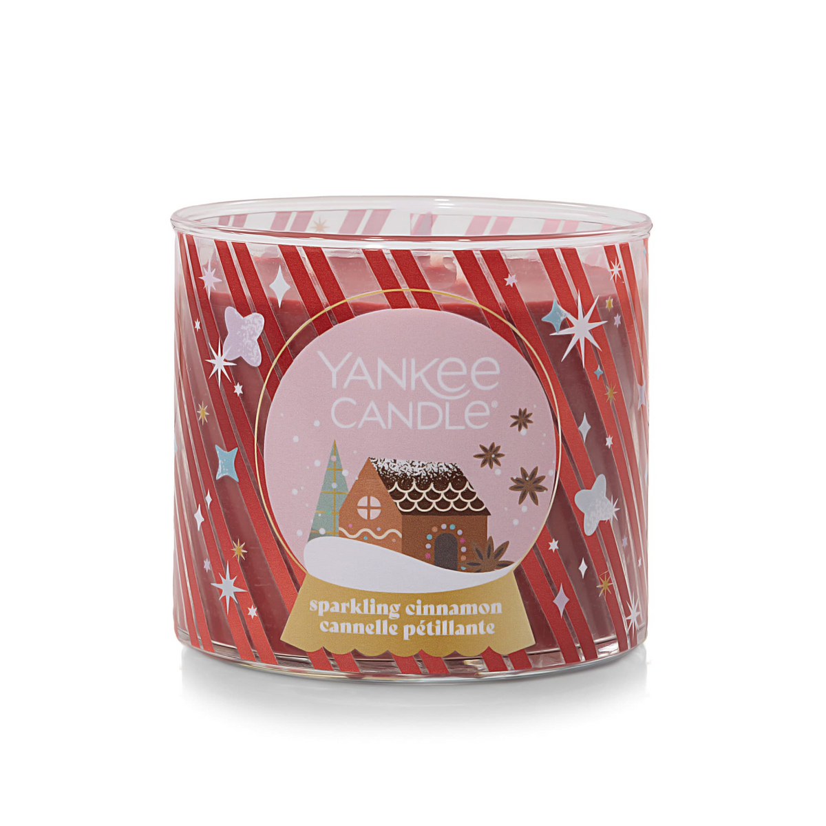 Yankee Candle Sparkling Cinnamon 3-Wick Candle, view 3