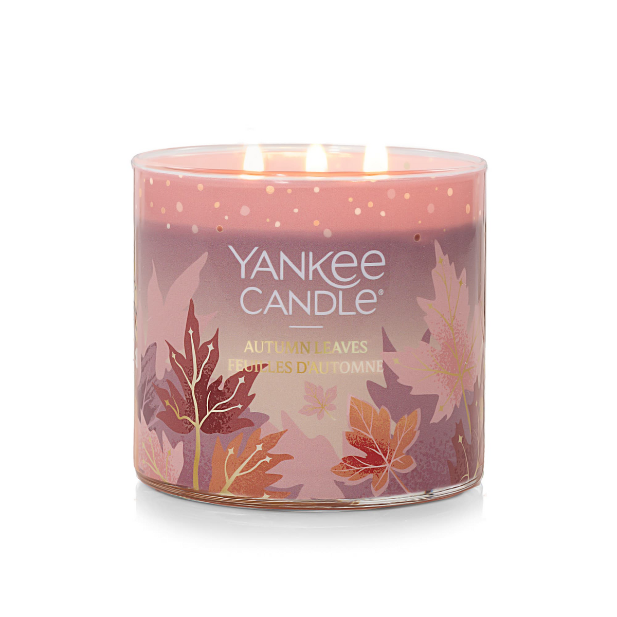 Yankee Candle Autumn Leaves 3-Wick Candle, view 2