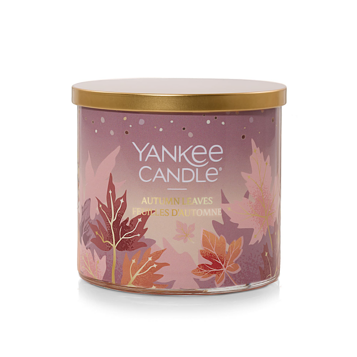 Yankee Candle Autumn Leaves 3-Wick Candle, 14.5 oz