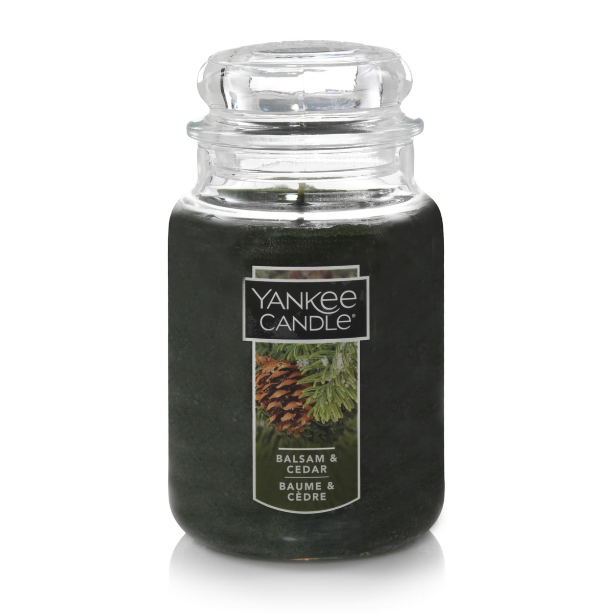 Yankee Candle Balsam & Cedar Original Large Jar Candle, 22 oz