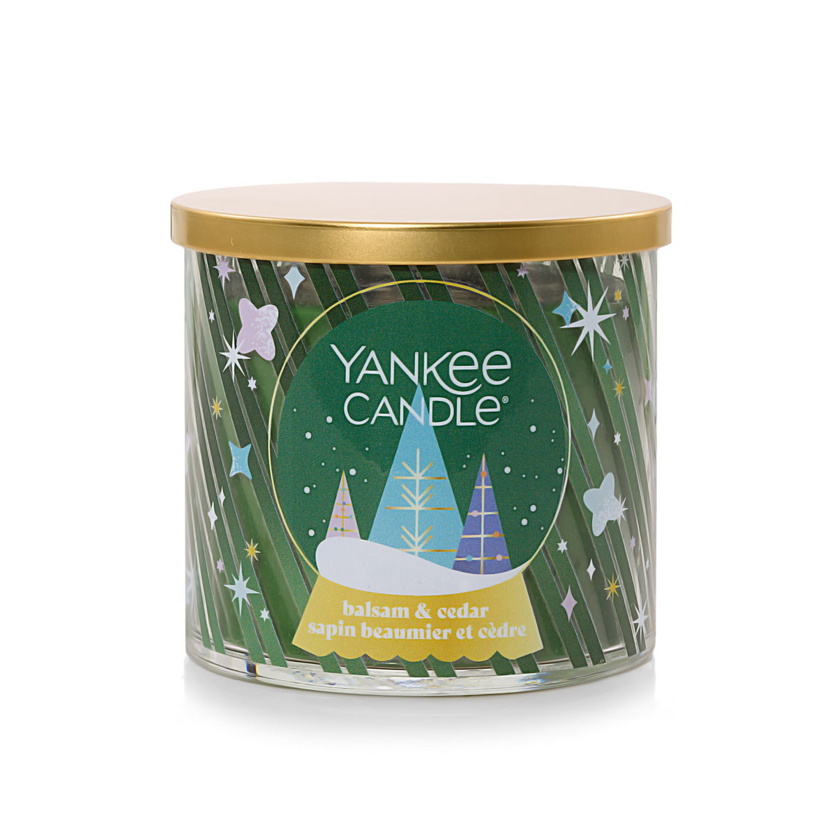 Yankee Candle Balsam & Cedar 3-Wick Candle, 14.5 oz